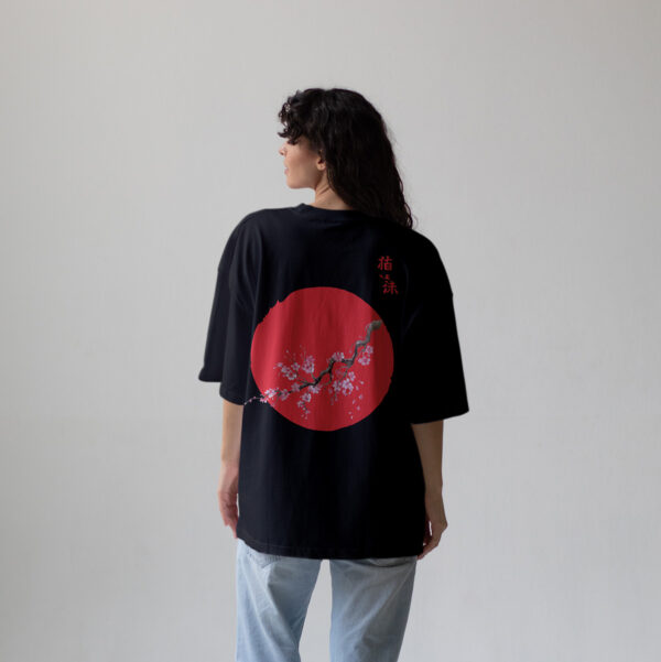 Unisex Japanese Typography Oversized T-shirt - Image 13